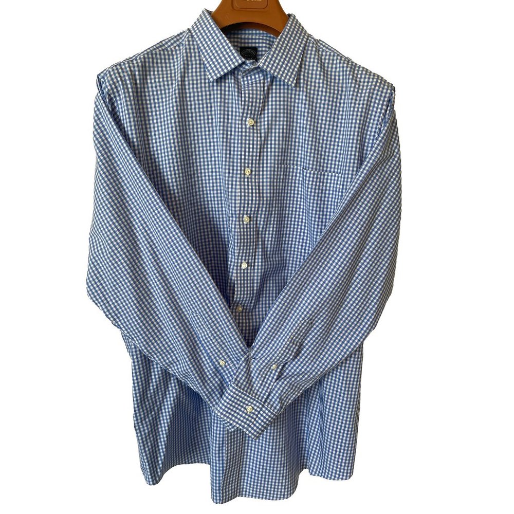 Brooks Brothers Big and Tall Dress Shirt 18.5, 36/37